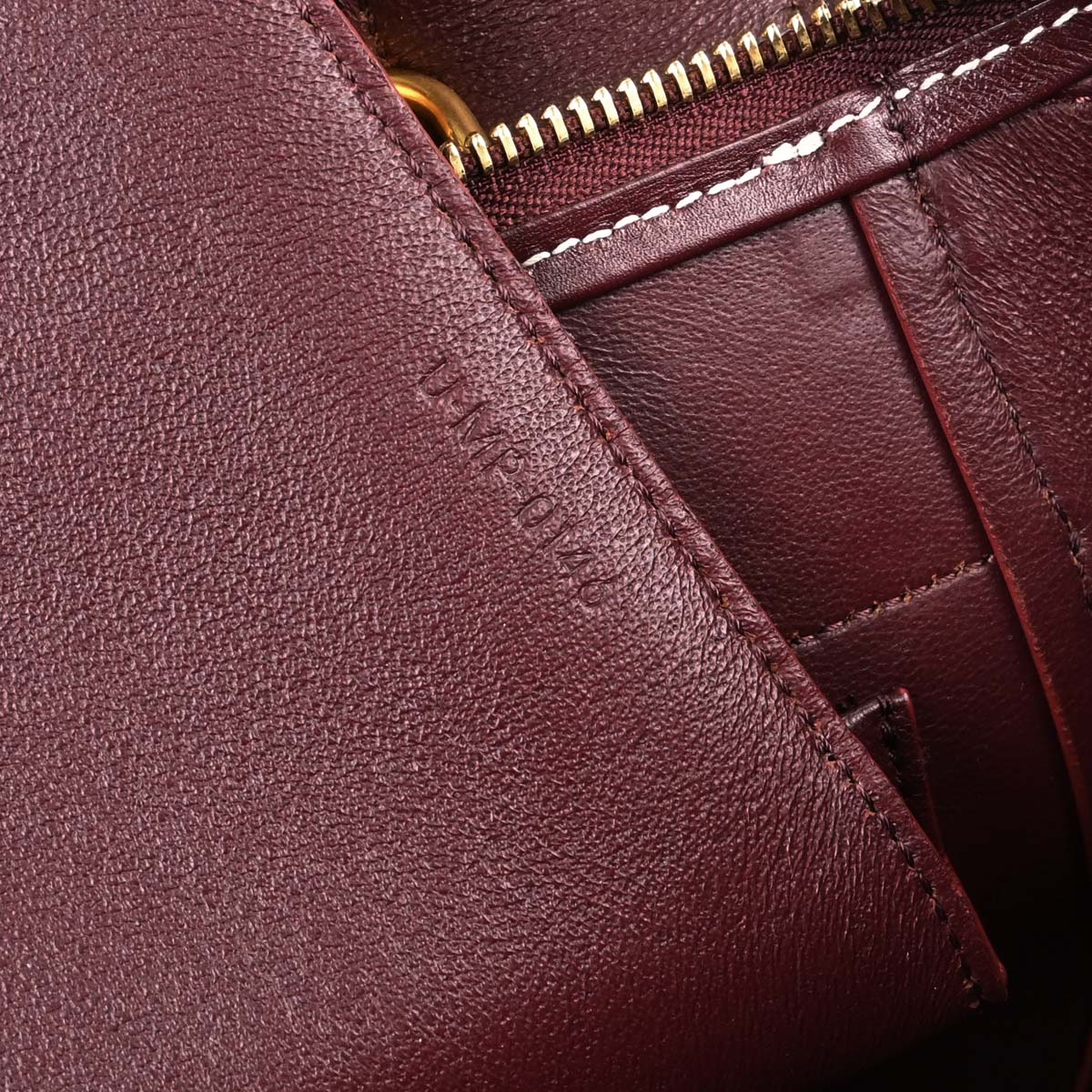 Celine Burgundy Belt Bag Mini 2way Shoulder Handbag