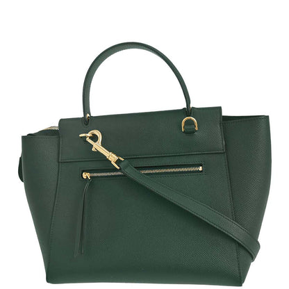 Celine Green Leather Belt Bag Micro 2way Shoulder Handbag