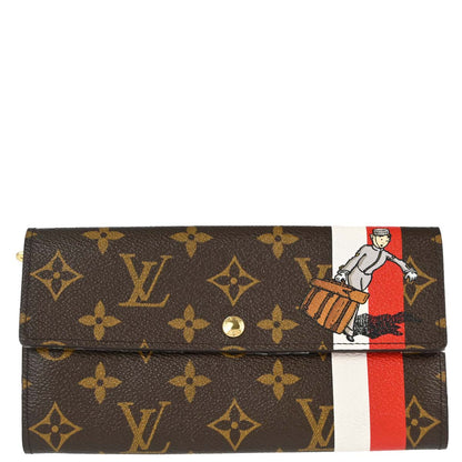 Louis Vuitton Monogram Groom Portefeuille Sarah Wallet M60034