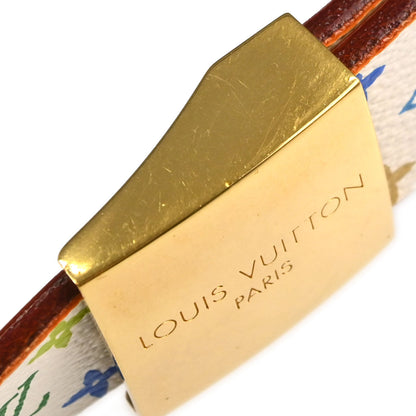 Louis Vuitton White Multicolor Ceinture Carre Belt #90/36 M9270U
