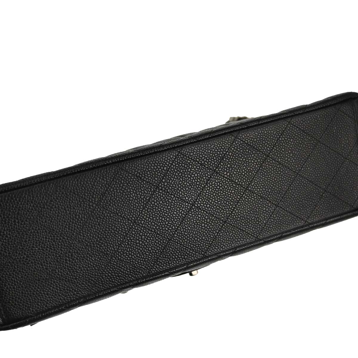 Chanel Black Caviar Skin Maxi Classic Double Flap Shoulder Bag