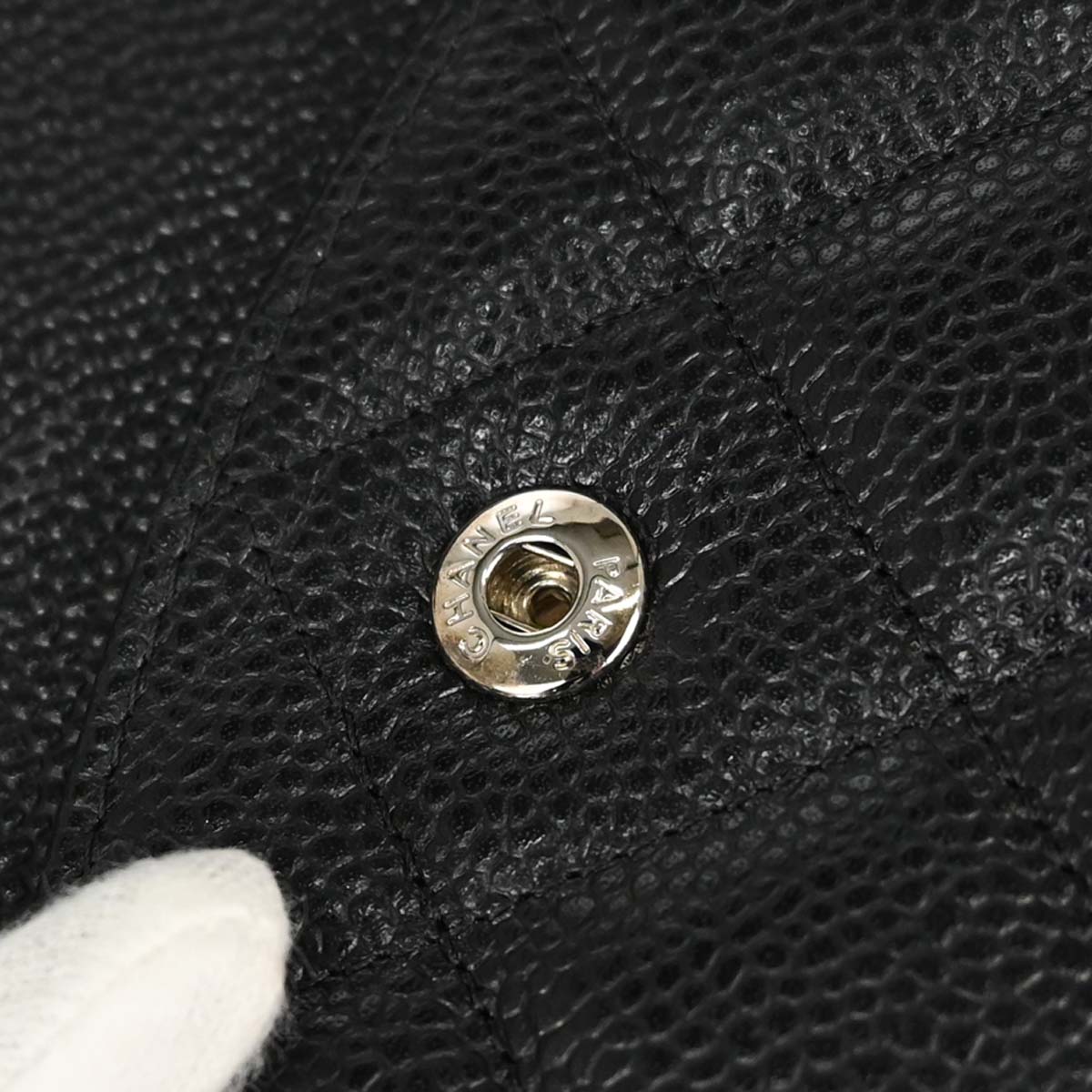 Chanel Black Caviar Skin Maxi Classic Double Flap Shoulder Bag