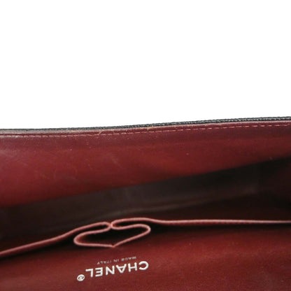 Chanel Black Caviar Skin Maxi Classic Double Flap Shoulder Bag