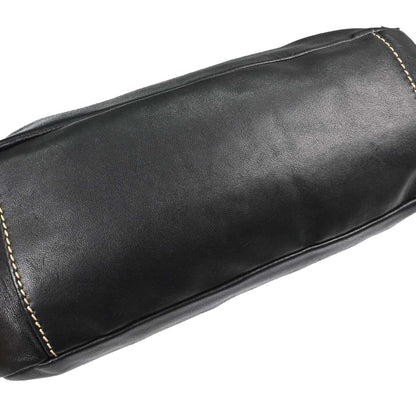 Chanel 2004-2005 Black Lambskin Wild Stitch Handbag