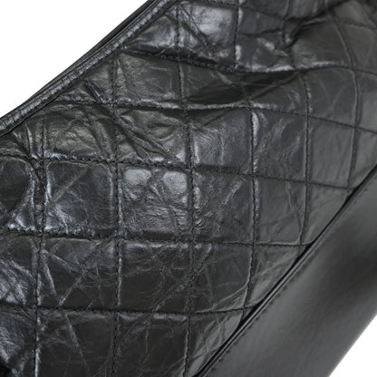 Chanel Black Calfskin Lambskin Medium Gabrielle Shoulder Bag