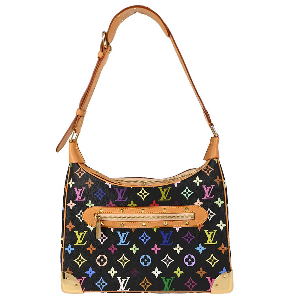 Louis Vuitton Black Multicolor Boulogne Shoulder Bag M92638