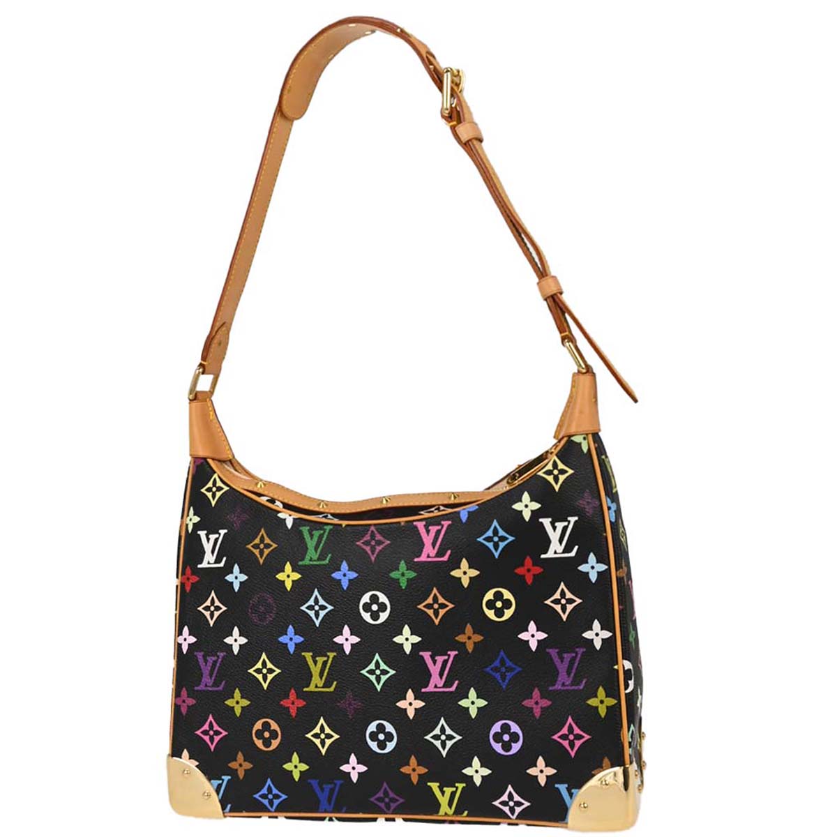 Louis Vuitton Black Multicolor Boulogne Shoulder Bag M92638