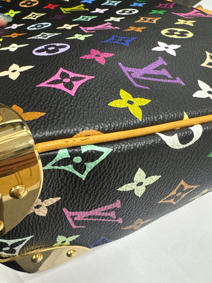 Louis Vuitton Black Multicolor Boulogne Shoulder Bag M92638