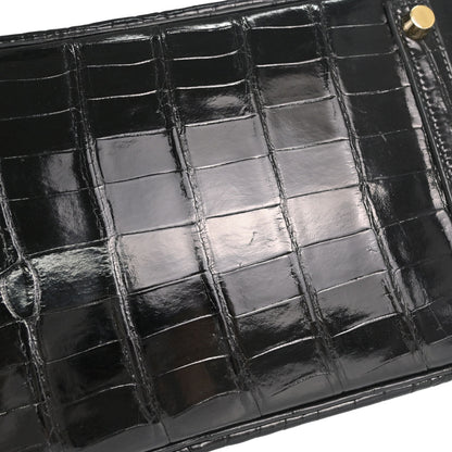 Hermes * Black Niloticus Birkin 30 Handbag