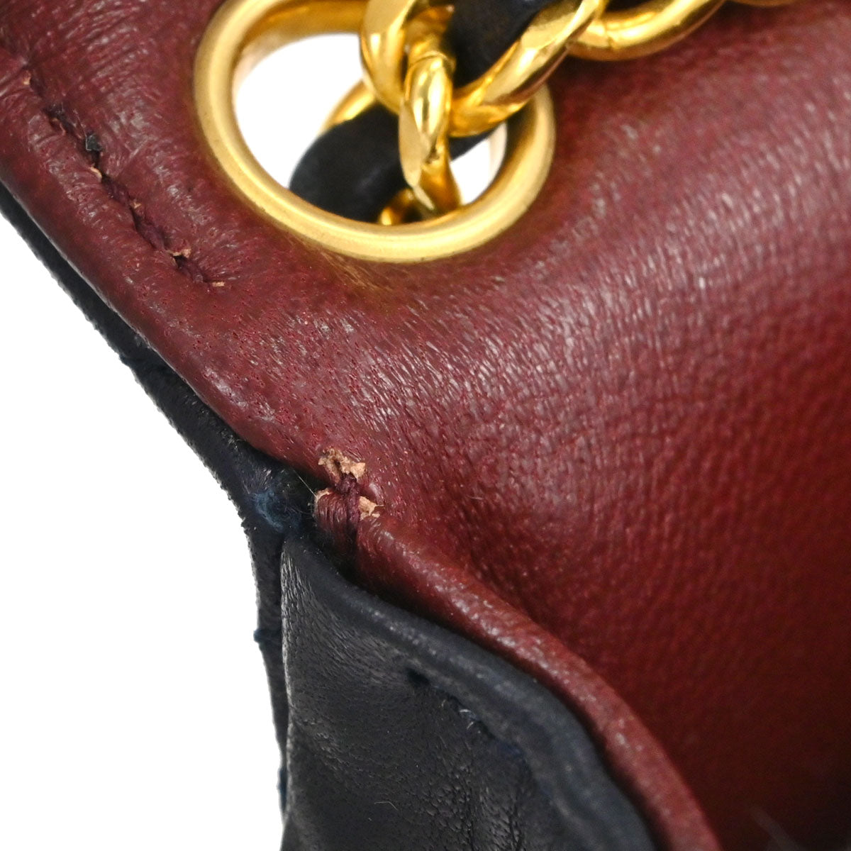 Chanel Navy Lambskin Classic Flap Micro Bum Belt Bag