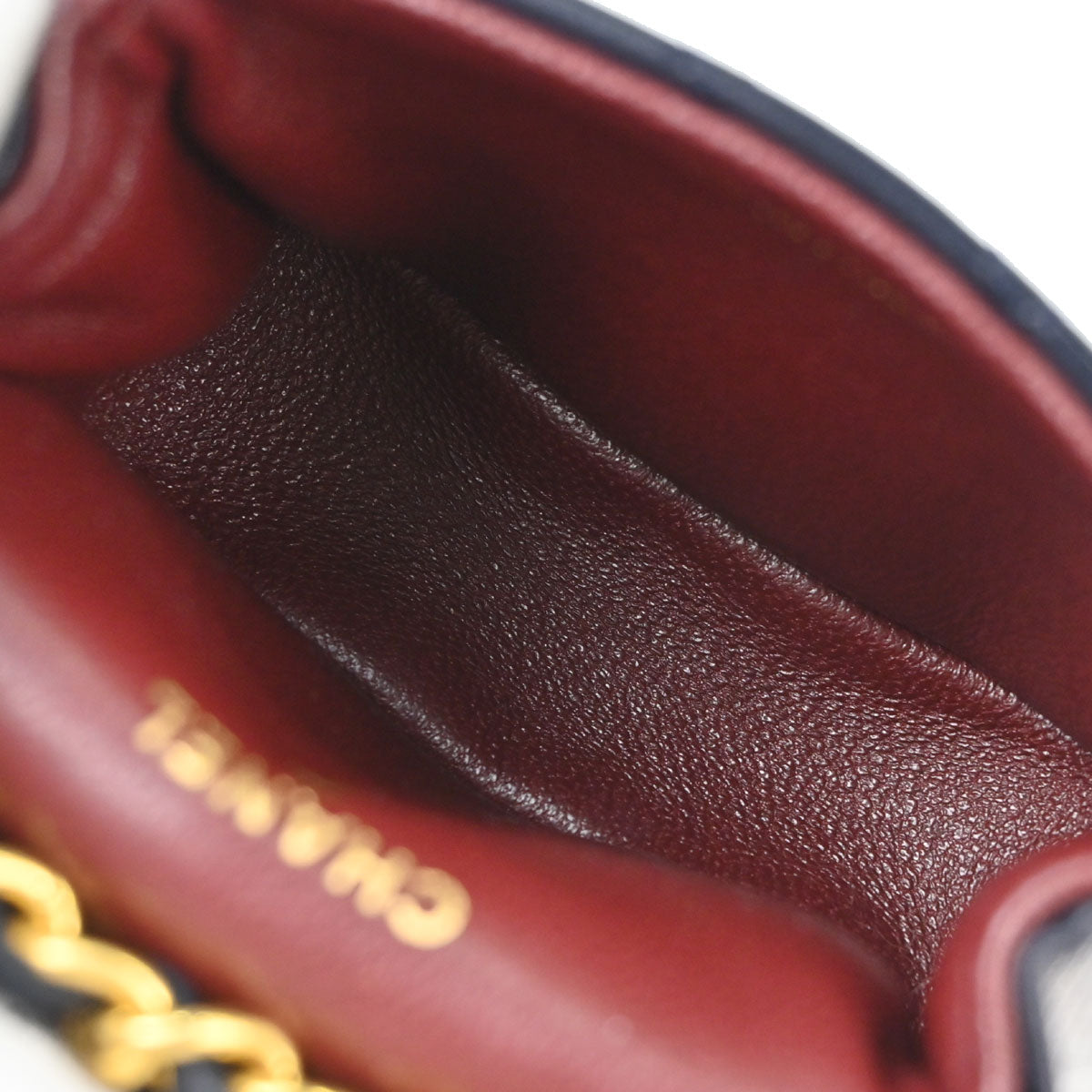 Chanel Navy Lambskin Classic Flap Micro Bum Belt Bag