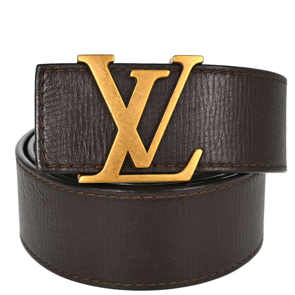 Louis Vuitton Utah Ceinture LV Initials Belt M6902U #90/36