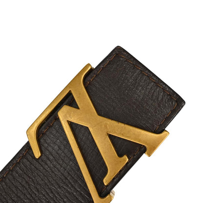 Louis Vuitton Utah Ceinture LV Initials Belt M6902U #90/36