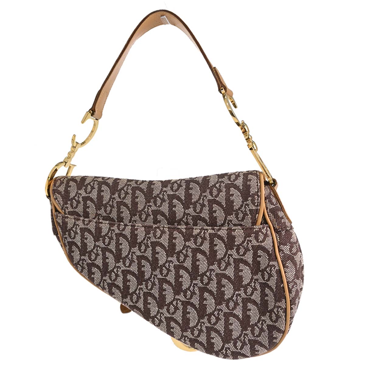 Christian Dior Brown Trotter Saddle Handbag