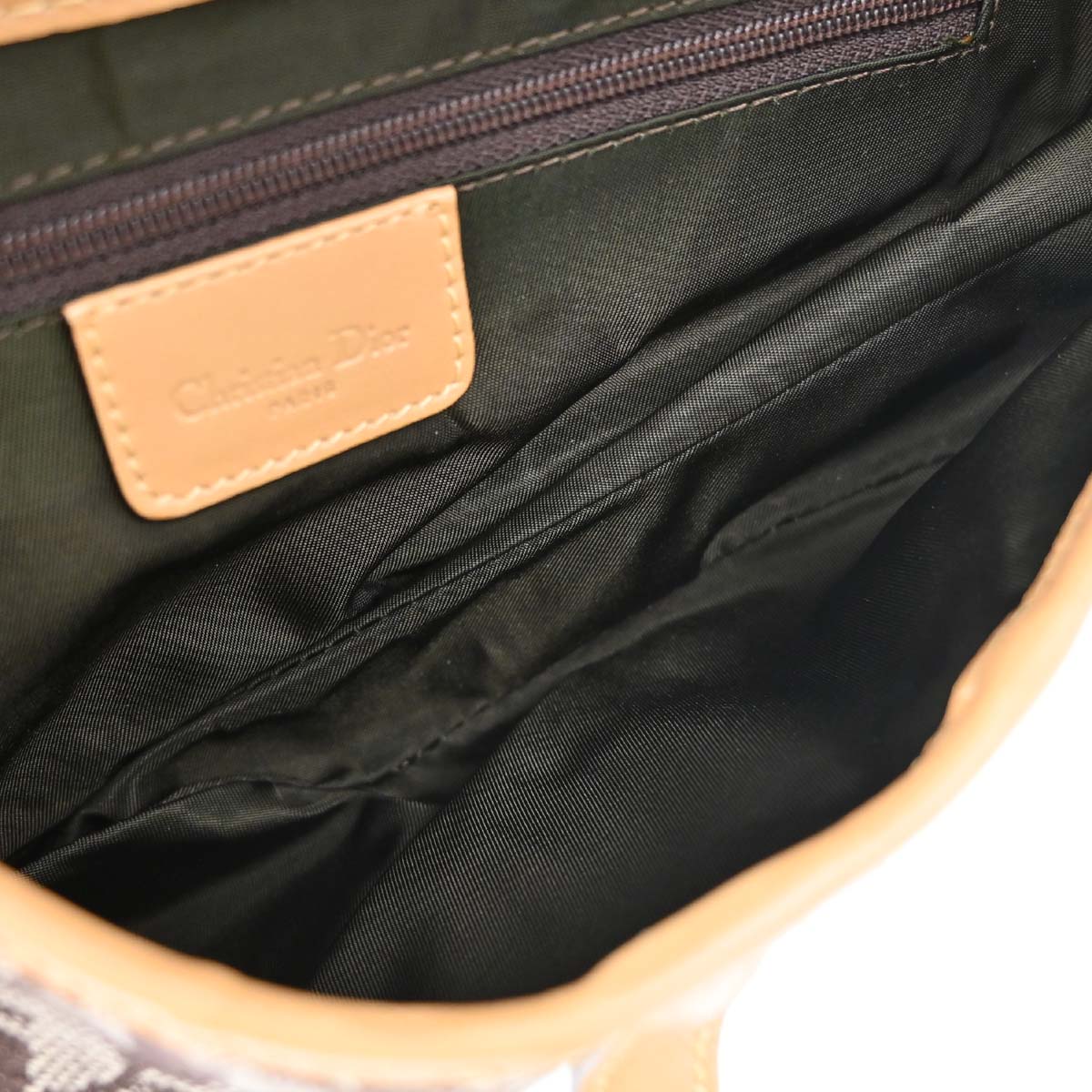 Christian Dior Brown Trotter Saddle Handbag