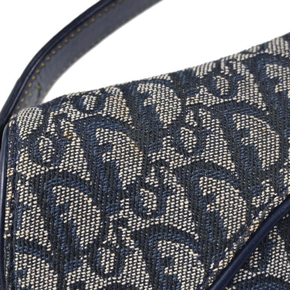 Christian Dior Navy Trotter Saddle Handbag