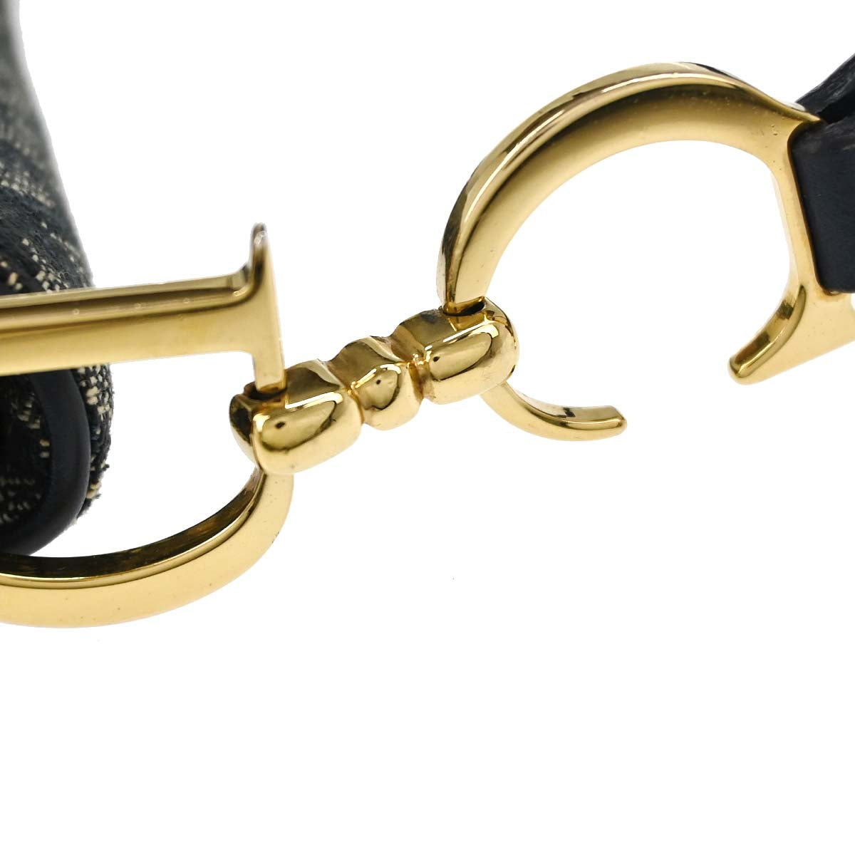 Christian Dior Navy Trotter Saddle Handbag
