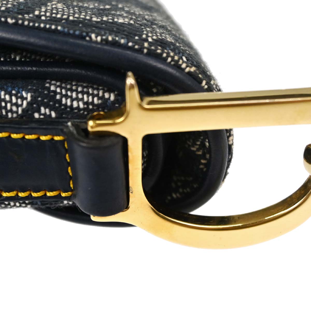 Christian Dior Navy Trotter Saddle Handbag