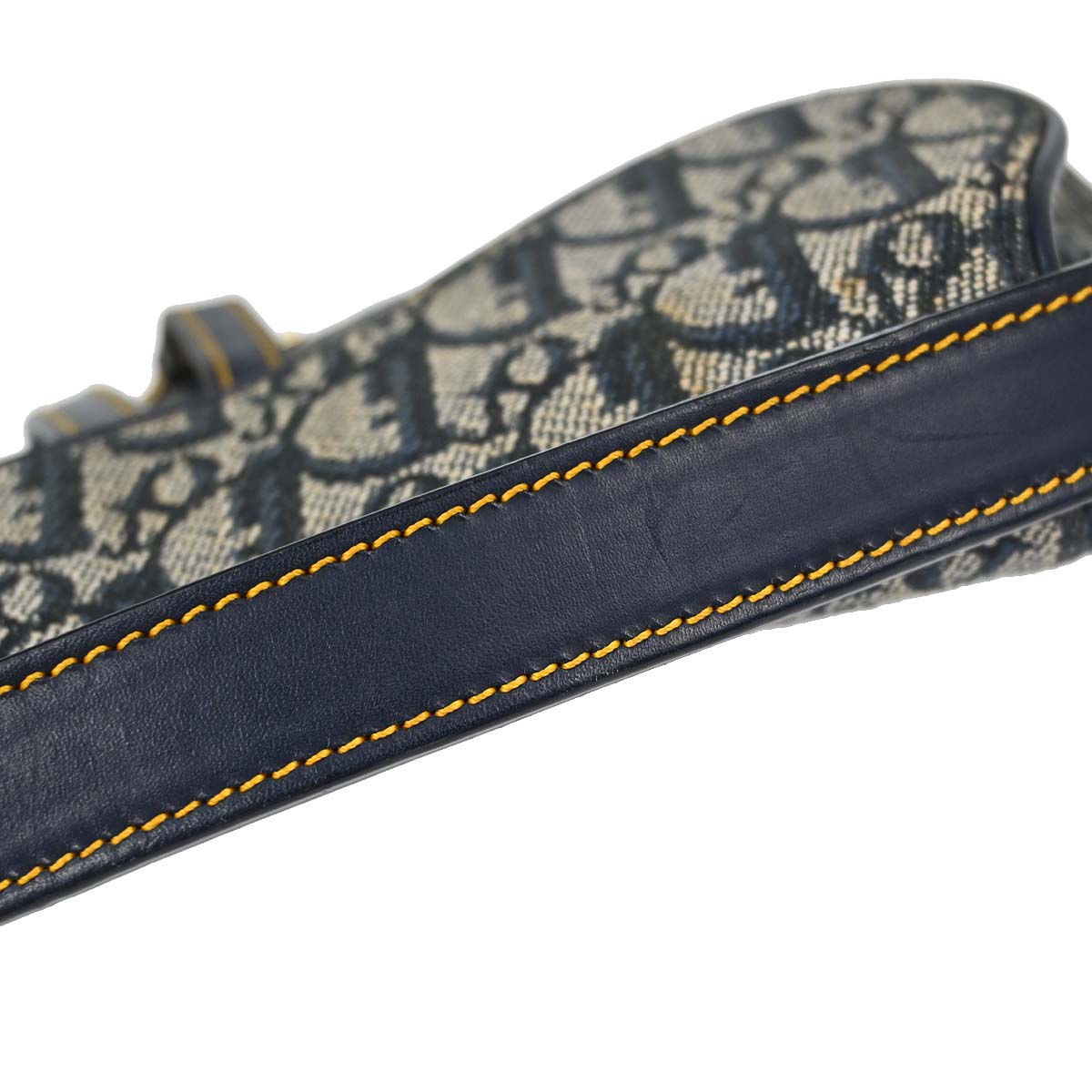 Christian Dior Navy Trotter Saddle Handbag