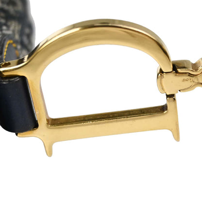 Christian Dior Navy Trotter Saddle Handbag