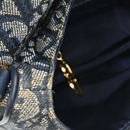 Christian Dior Navy Trotter Saddle Handbag