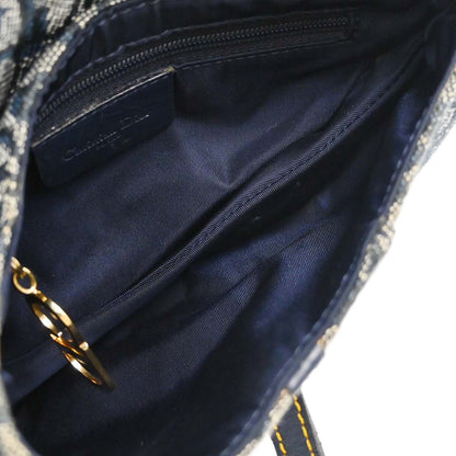 Christian Dior Navy Trotter Saddle Handbag