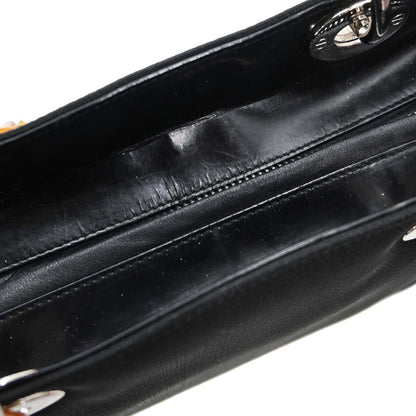 Christian Dior Black Nylon Lady Dior 2way Shoulder Handbag