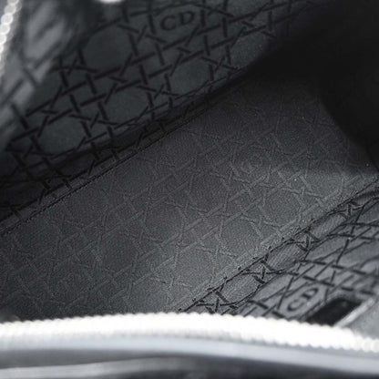 Christian Dior Black Nylon Lady Dior 2way Shoulder Handbag