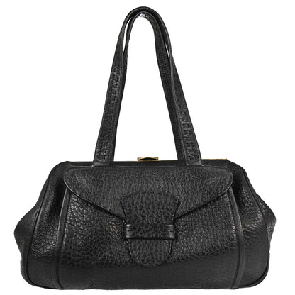 Prada Black Leather Berlino Handbag
