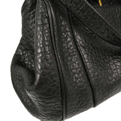 Prada Black Leather Berlino Handbag