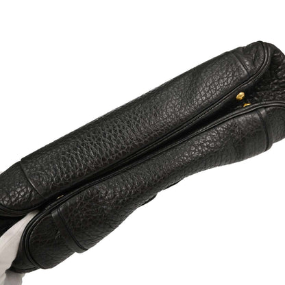 Prada Black Leather Berlino Handbag