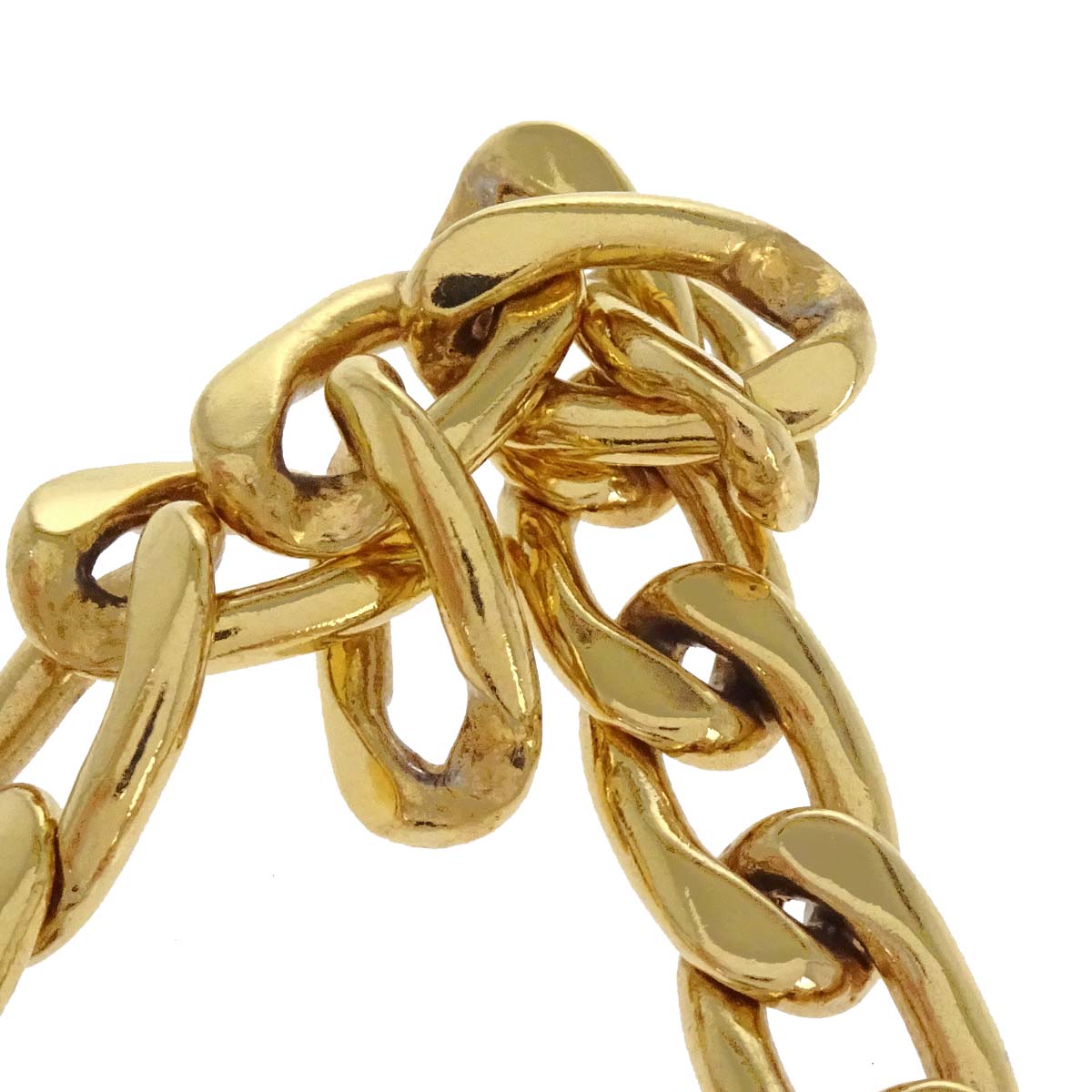 Chanel Chain Belt Medallion Gold Small Good 94P