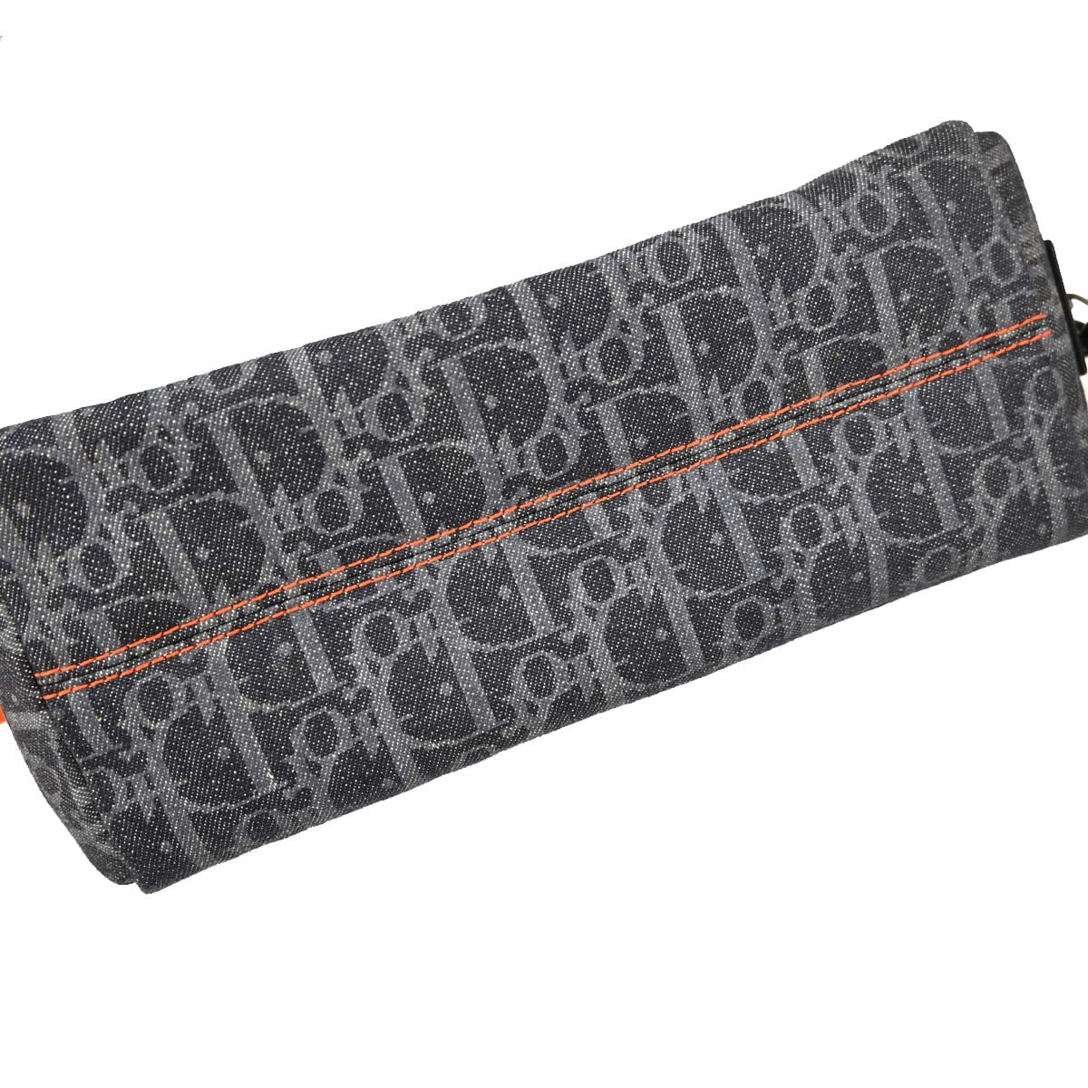 Christian Dior Navy Denim Trotter Flight Shoulder Bag