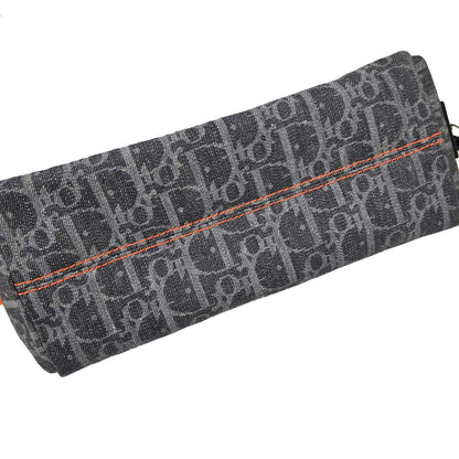 Christian Dior Navy Denim Trotter Flight Shoulder Bag
