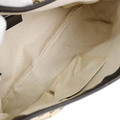 Gucci Beige Canvas GG Techno Horsebit Handbag