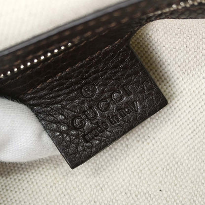 Gucci Beige Canvas GG Techno Horsebit Handbag
