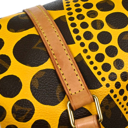 Louis Vuitton Yellow Pumpkin Dot Papillon 30 Handbag M40688