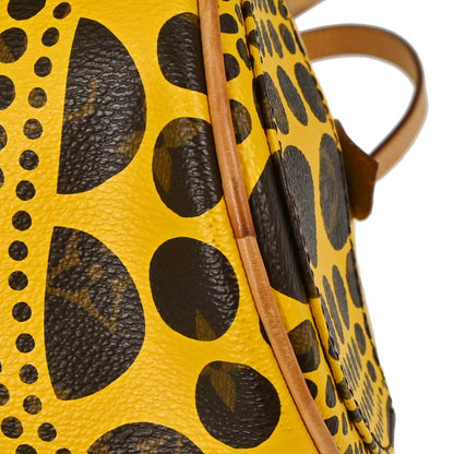 Louis Vuitton Yellow Pumpkin Dot Papillon 30 Handbag M40688