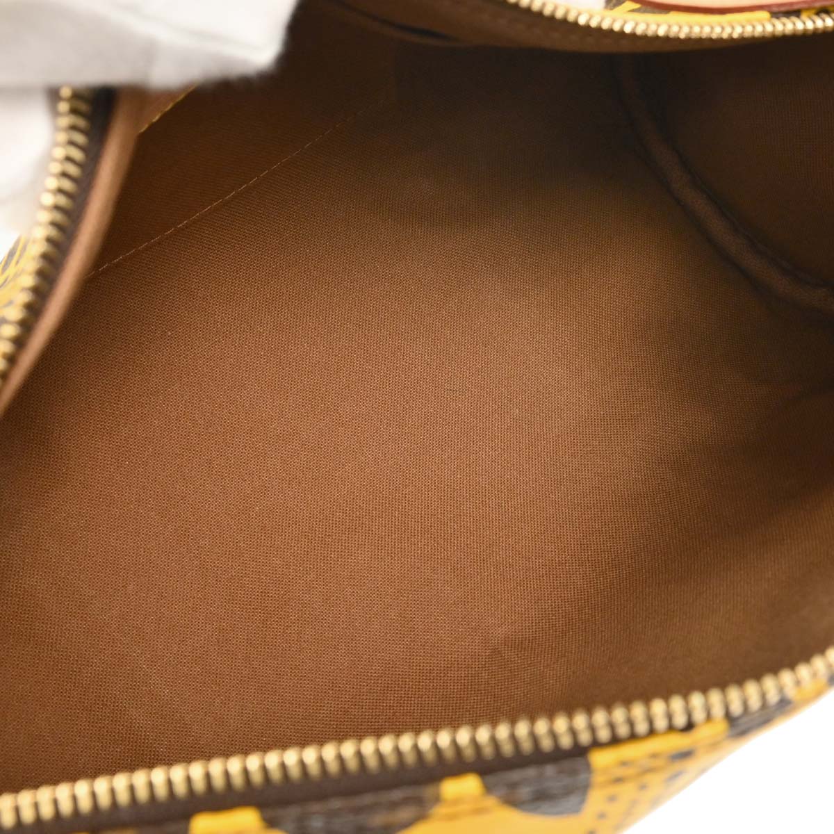 Louis Vuitton Yellow Pumpkin Dot Papillon 30 Handbag M40688
