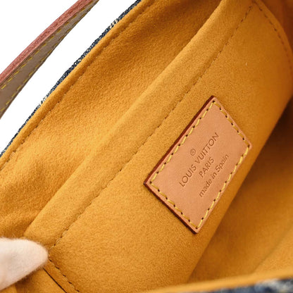 Louis Vuitton Blue Monogram Denim Mini Pleaty Handbag M95050