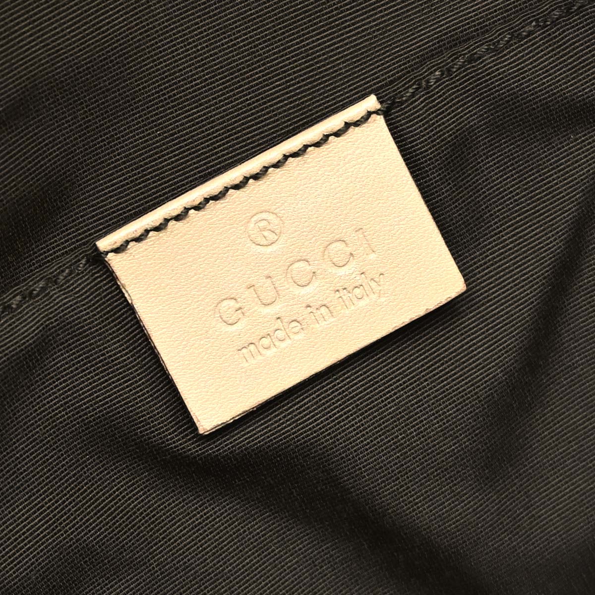 Gucci Beige Canvas Bamboo GG Handbag