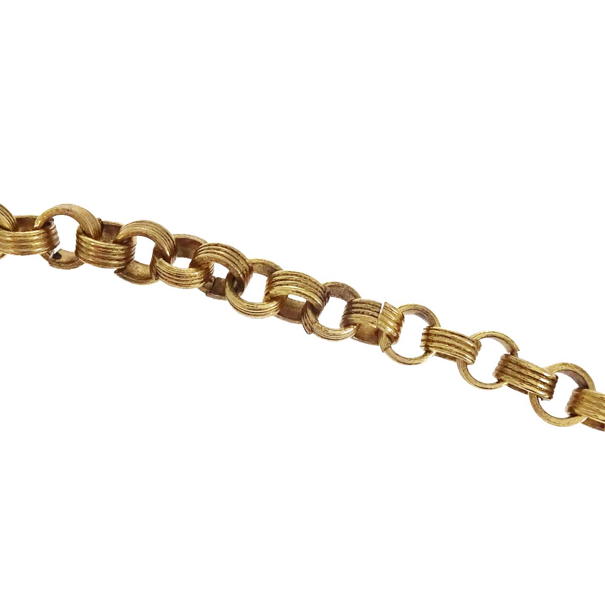 Chanel Chain Necklace Gold Costume Pearl 8/3