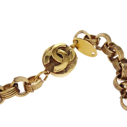 Chanel Chain Necklace Gold Costume Pearl 8/3