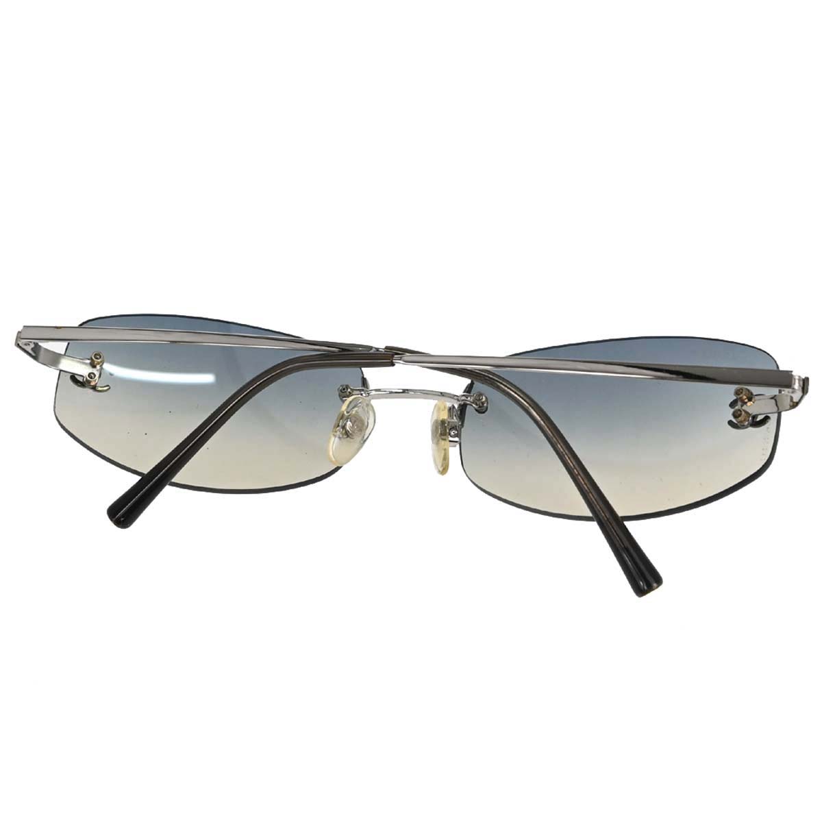 Chanel Sunglasses Eyewear Blue Small Good 57□19 130