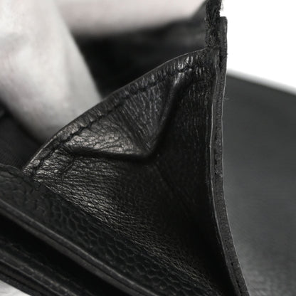 Chanel Black Caviar Skin Coin Purse Wallet