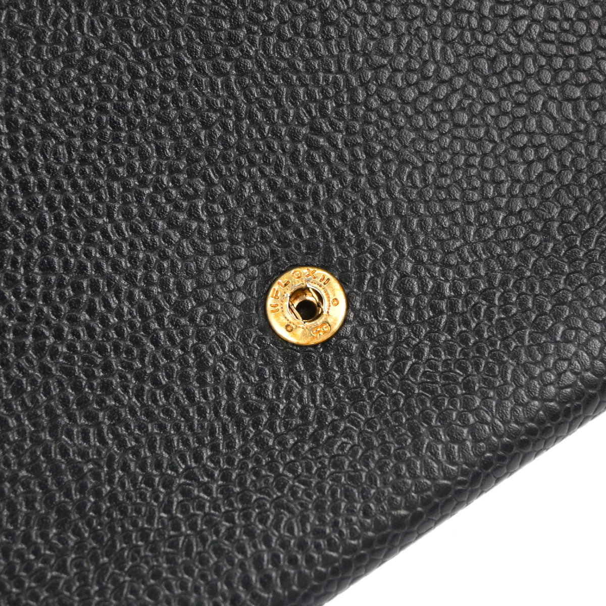 Chanel Black Caviar Skin Coin Purse Wallet