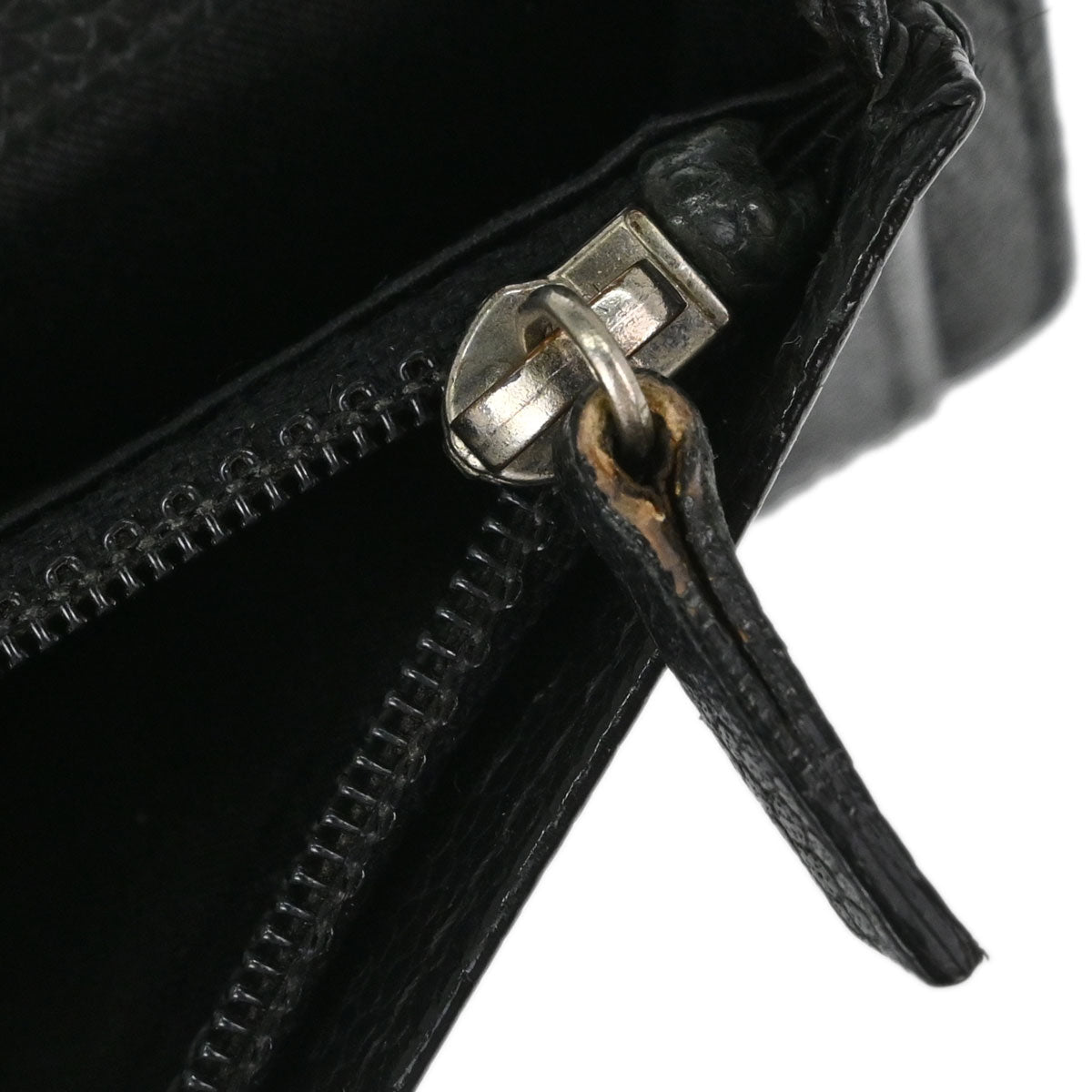 Chanel Black Caviar Skin Bifold Long Wallet