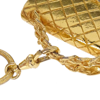 Chanel Handbag Motif Chain Pendant Necklace Gold