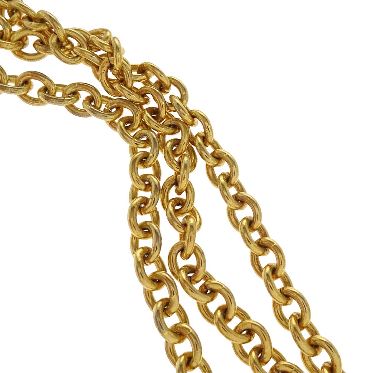 Chanel Handbag Motif Chain Pendant Necklace Gold