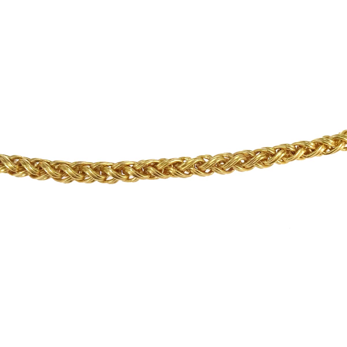 Chanel Gold CC Chain Pendant Long Necklace 95A
